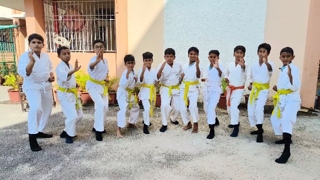 Milagres Central School Shines at National Level Open Karate Championship
